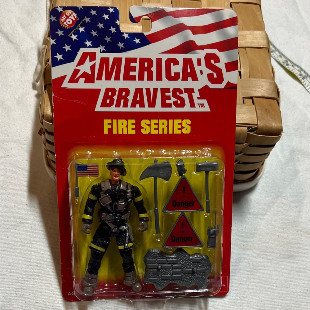 Way Out Toys Americas Bravest Fire Series Action Figure - Black and Gray